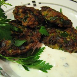 Zucchini Fritters With Parsley