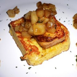 Foie Gras On Pain Perdu With Calvados Caramelized ...