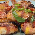 Bacon Wrapped Pineapple Shrimps