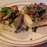 Portobello  Mushroom And Bread Appetizer