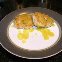 Crab  Shrimp Cakes With Honeydew And Green Curry