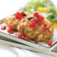 Crab Cakes With Red Pepper Relish