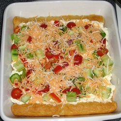 Crescent Roll Veggie Pizza