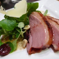 Arugula Salad With Smoked Duck Breast Cherries And...