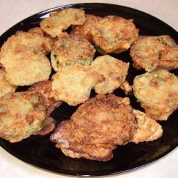 Honey Mustard Fried Green Tomatoes And Fritters