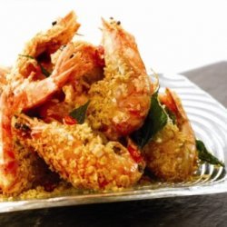 Golden Fried Jumbo Prawns