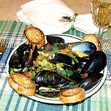 Mussels In Pernod Sauce