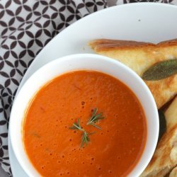 Creamy Roasted Garlic Soup