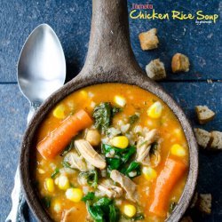 Chicken Tomato Rice Soup