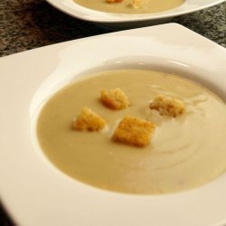 Onion Soup with Garlic Croutons