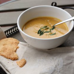 Roasted Pumpkin and Garlic Soup