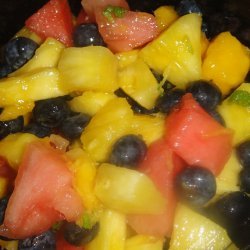 Seasonal Fruit Salad with Fresh Mint