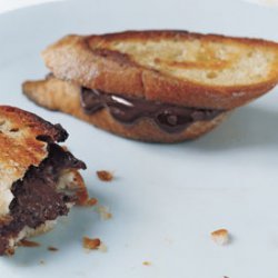 Fried Bittersweet Chocolate Bread