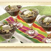 Black Bean Soup Shooters With Mexican Cheese
