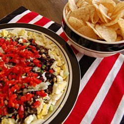 Black Bean Dip In Layers