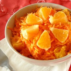 Russian Style Carrot And Orange Salad