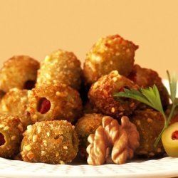 Walnut Coated Crisp Olives