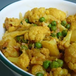 Cauliflower Peas Saute