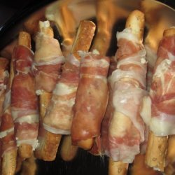 Boursin And Prosciutto Wrapped Breadsticks