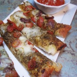 Pesto Pepperoni Pizza Planks