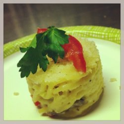 Spaghetti Timbales With Tuna