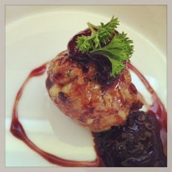 Duck Meatballs With Cherry Sauce