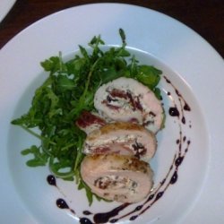 Herbed Goat Cheese Chicken Roulade