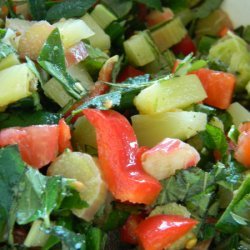 Pineapple - Rhubarb Salsa