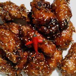 Korean Extra Crispy Fried Chicken W Sweet Spicy Gl...