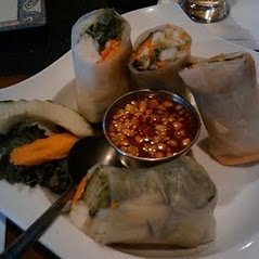 Crab Spring Roll With Ginger Dipping Sauce