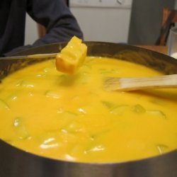 Apple-shallot-cheddar Fondue