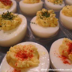 Deviled Eggs W Bacon Bits