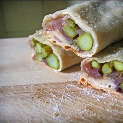 Calzone Onions And Asparagus