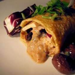 Chickpea Rolls With Radicchio And Tofu