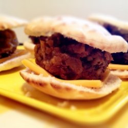 Pita Cheeseburger Sliders