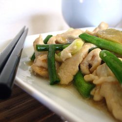 Stir-fried Chicken With Ginger And Scallions