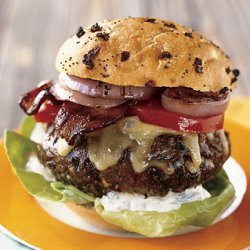 Jalapeno Cheeseburgers With Bacon Grilled Onions A...