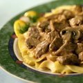 Beef Stroganoff