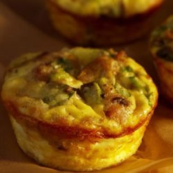 Mini Mushroom  Sausage Quiches