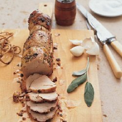 Sage And Garlic Crusted Pork Tenderloin