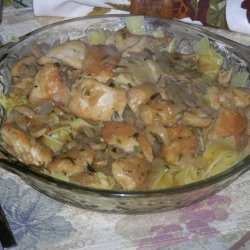 Spicy Tarragon Chicken In Wine Sauce