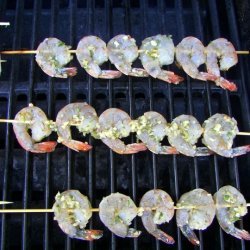 Grilled Garlic  Rosemary Shrimp