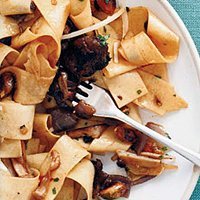 Pappardelle With Porcini And Pistachios