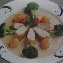 Sauted Boneless Breast Of Chicken With Mushroom Sa...