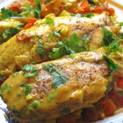 Cod In Coconut Tomato Sauce