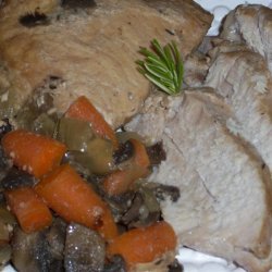 Slow Cooker Apple Dijon Pork And Mushrooms