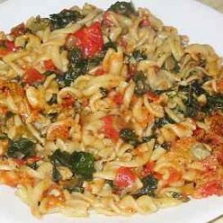 Quick Spinach And Tomato Pasta