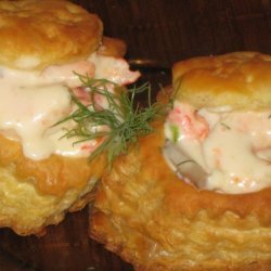 Creamy Seafood In Puff Pastry