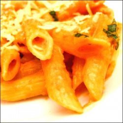 Penne A La Vodka W Proscuitto And Peas