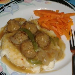 Meatballs And Mashed Potatoes